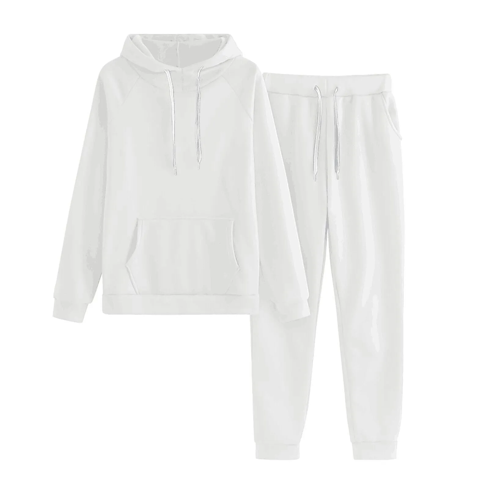 2023 wholesale Outfits Autumn Women's Fleece Tracksuit 2 Pieces Set Pullover Hoodies Pants Sport Suit Female Winter Warm Sweatshirt Long Sleeve Hooded Matching Joggers Sweatpants hoodie set