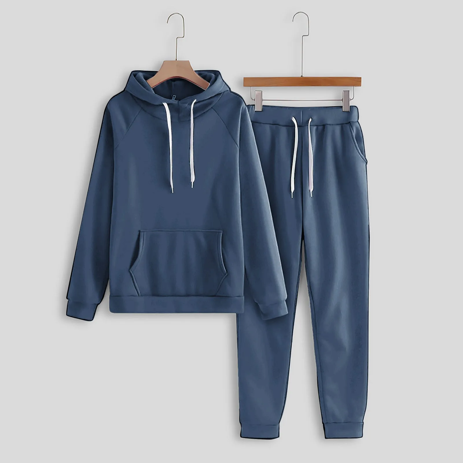 2023 wholesale Outfits Autumn Women's Fleece Tracksuit 2 Pieces Set Pullover Hoodies Pants Sport Suit Female Winter Warm Sweatshirt Long Sleeve Hooded Matching Joggers Sweatpants hoodie set