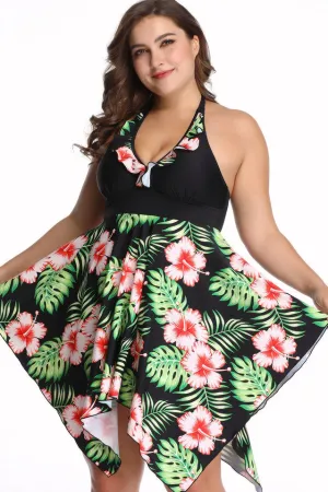(2XL-6XL) Plus Size Tankini Swimsuit