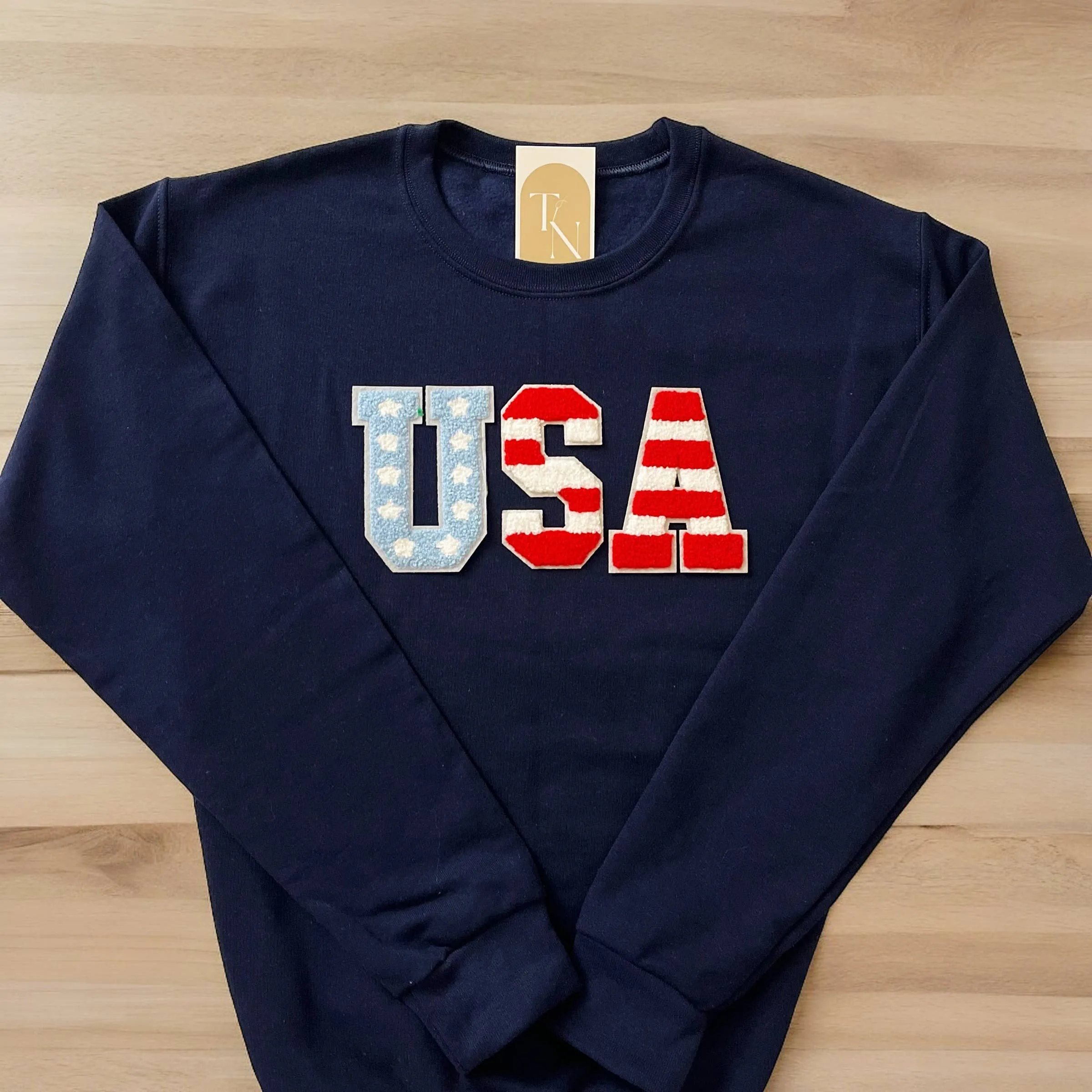 4th Of July USA Crewneck Sweatshirt
