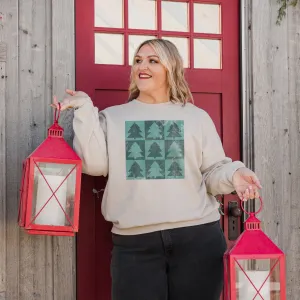 9 SQUARE TREES CREWNECK SWEATSHIRT
