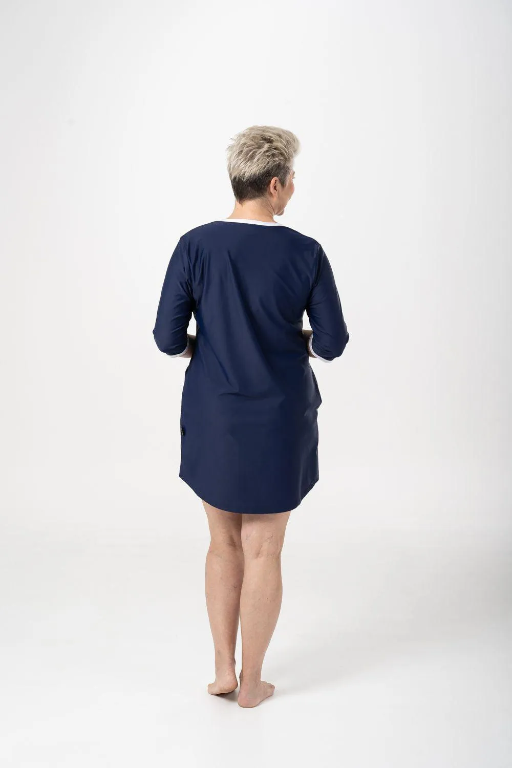 A-Line Rashie Dress nautical navy