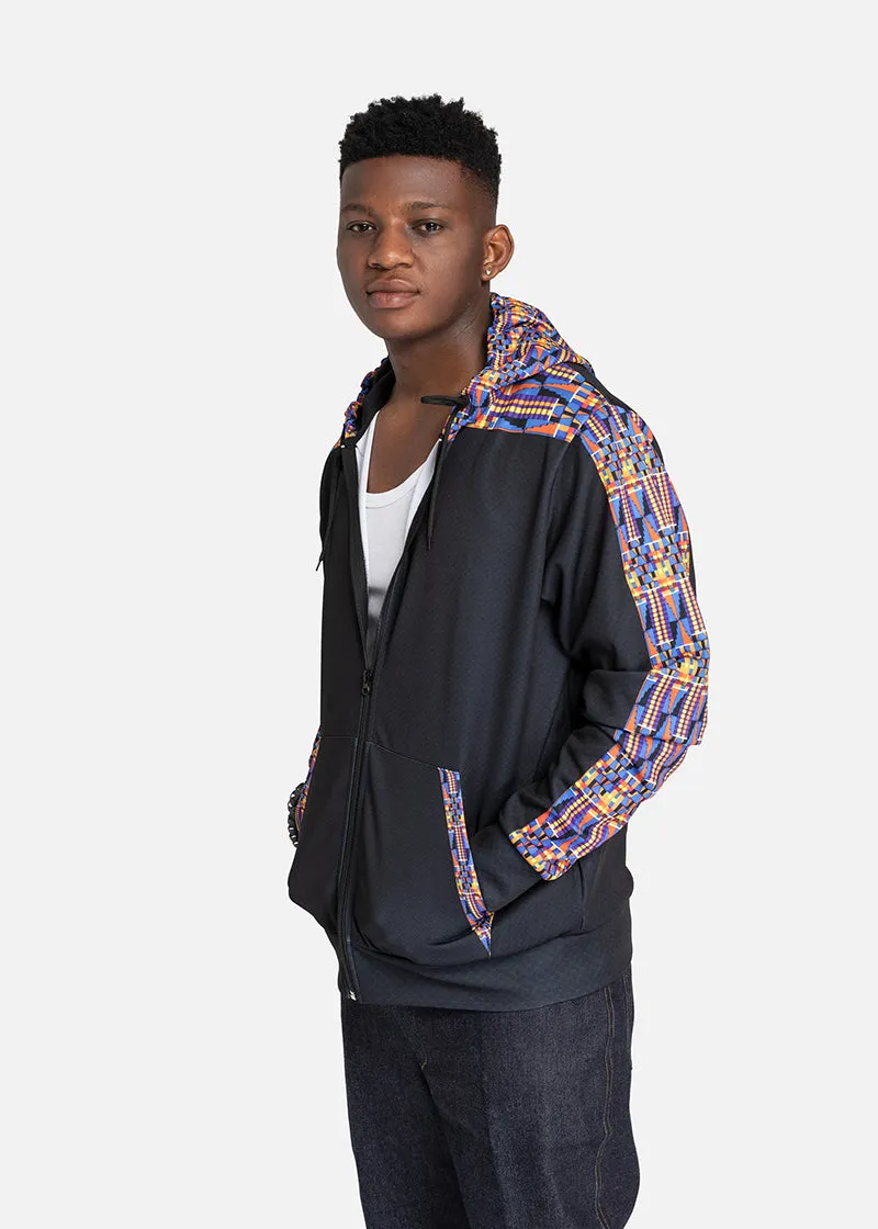Abasi African Print Premium Zip up Hoodie