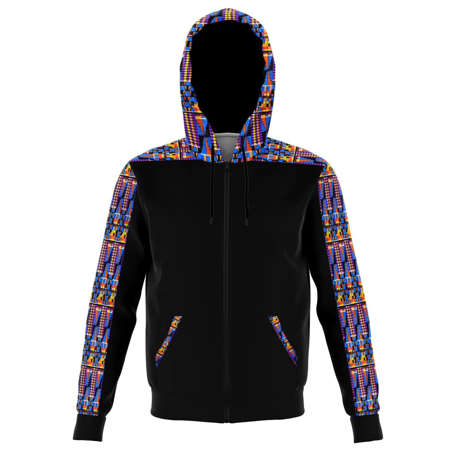 Abasi African Print Premium Zip up Hoodie