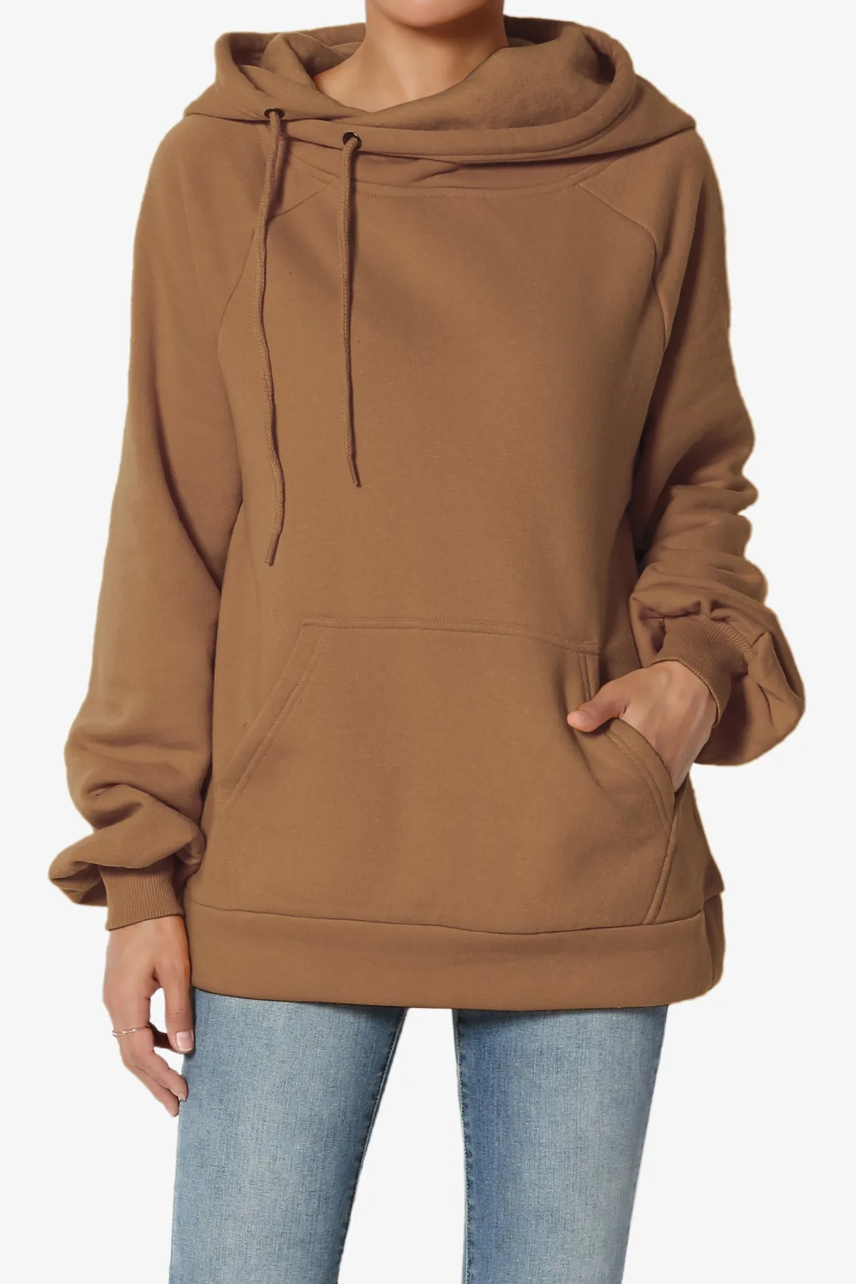 Accie Side Drawstring Hooded Sweatshirts