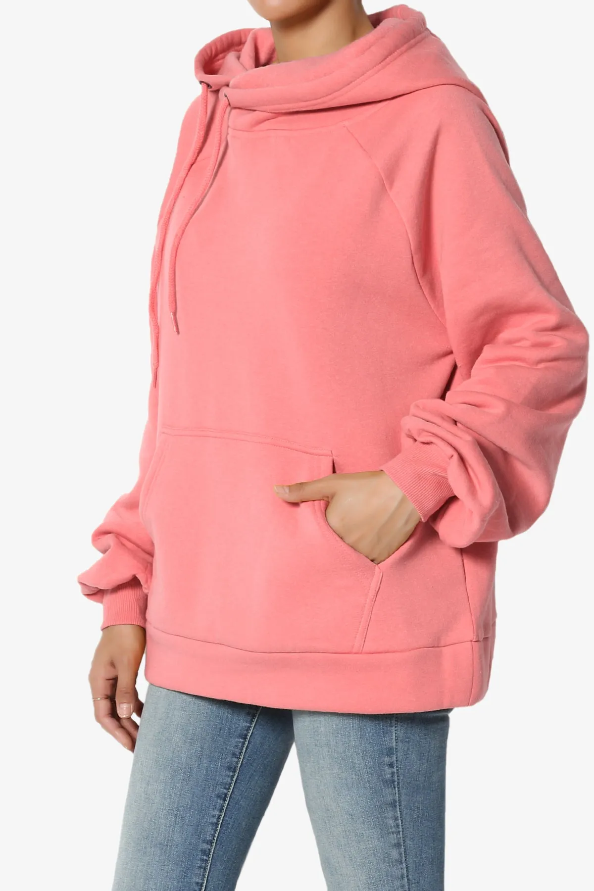 Accie Side Drawstring Hooded Sweatshirts