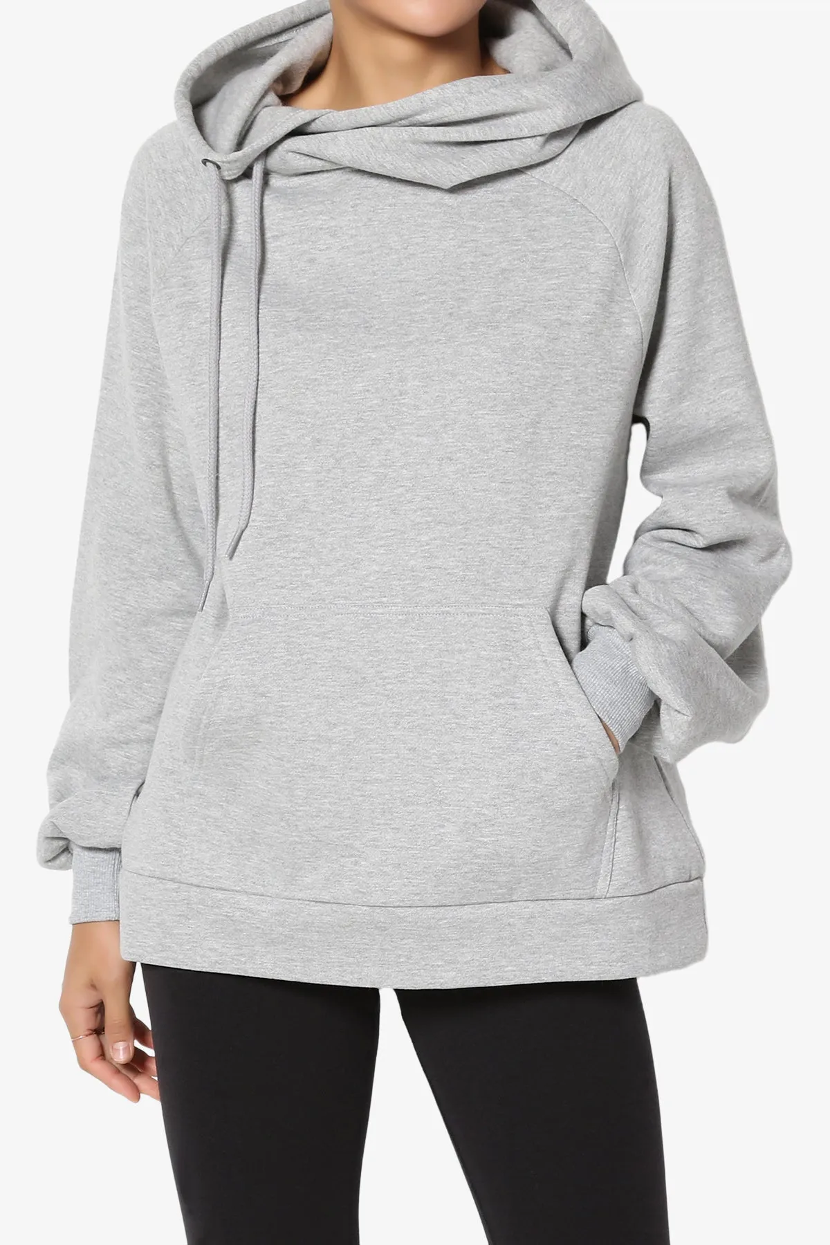 Accie Side Drawstring Hooded Sweatshirts
