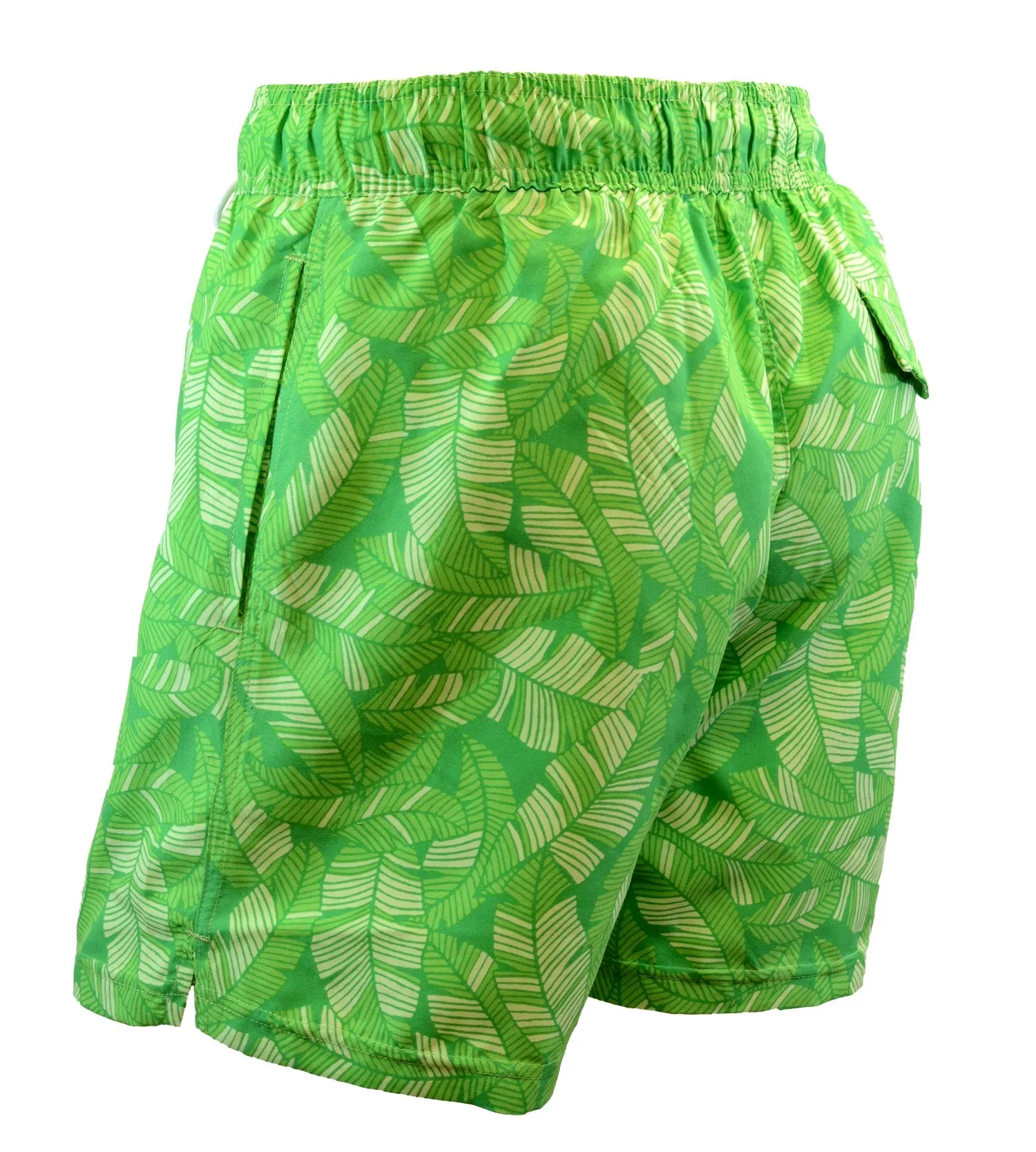 Adoretex Men's Leaf Printed Beach Board Shorts (MP016)