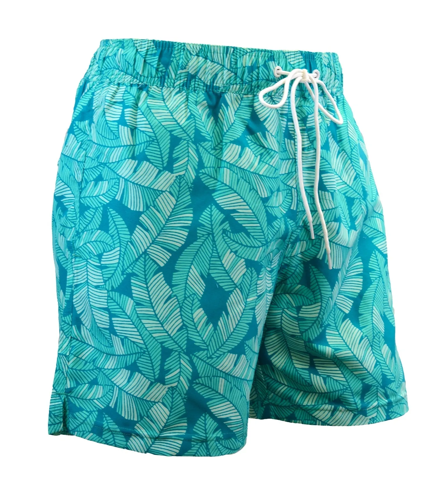 Adoretex Men's Leaf Printed Beach Board Shorts (MP016)