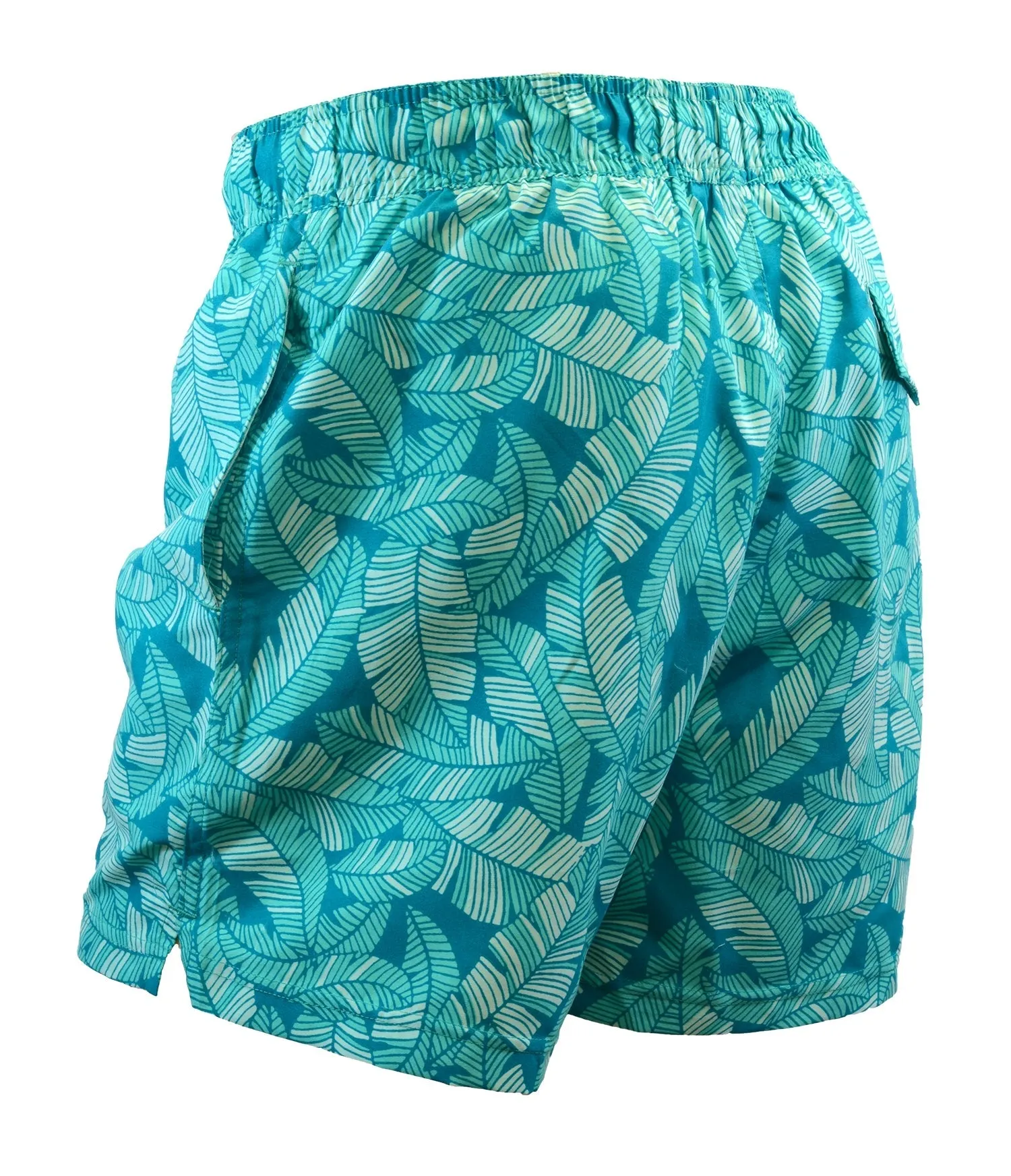 Adoretex Men's Leaf Printed Beach Board Shorts (MP016)