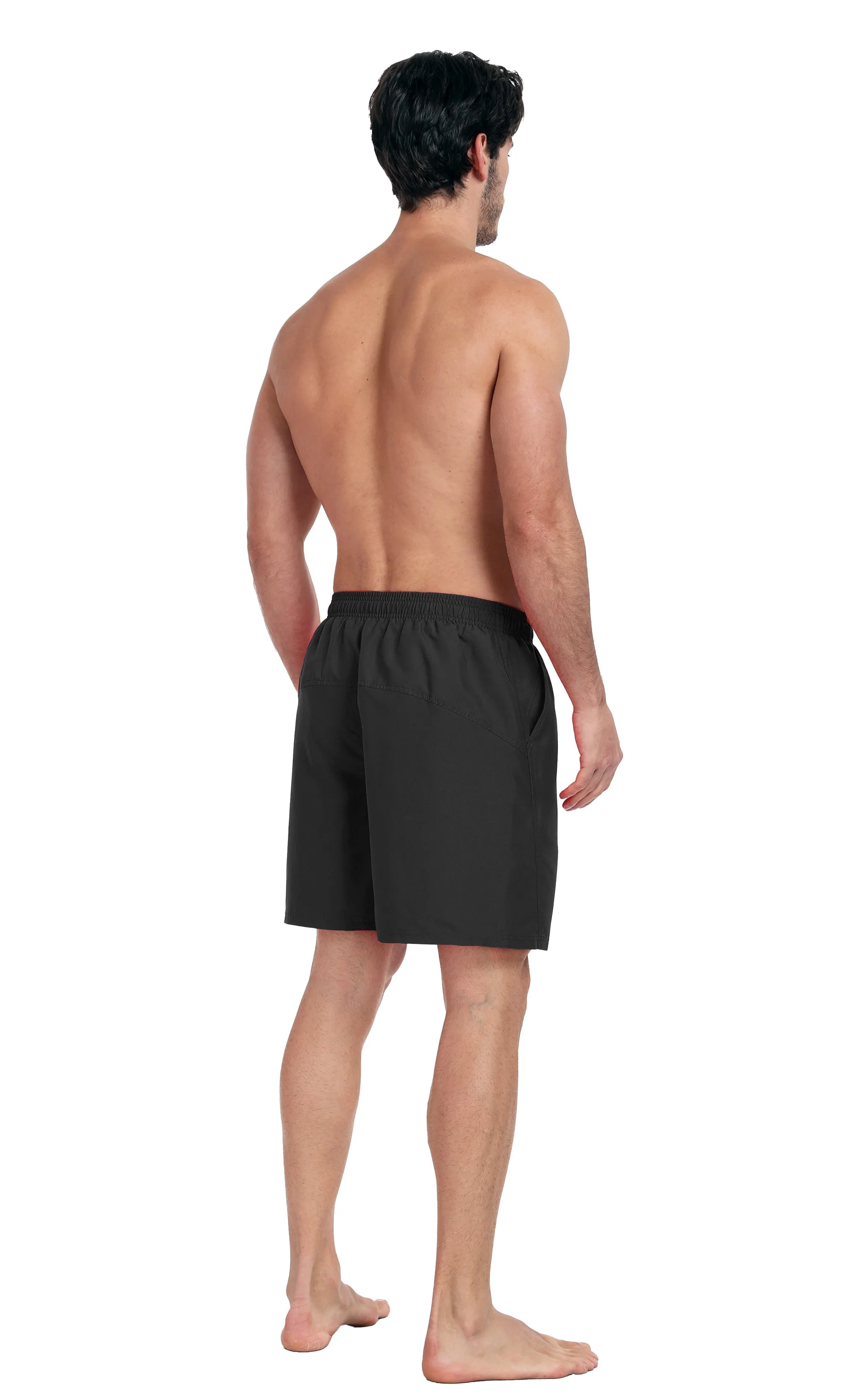 Adoretex Men's Solid Swim Board Shorts Swim Trunks Mesh Liner (M0002)