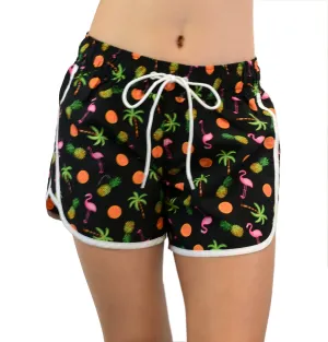 Adoretex Women's Fruits Printed Beach Board Shorts (FBP012)