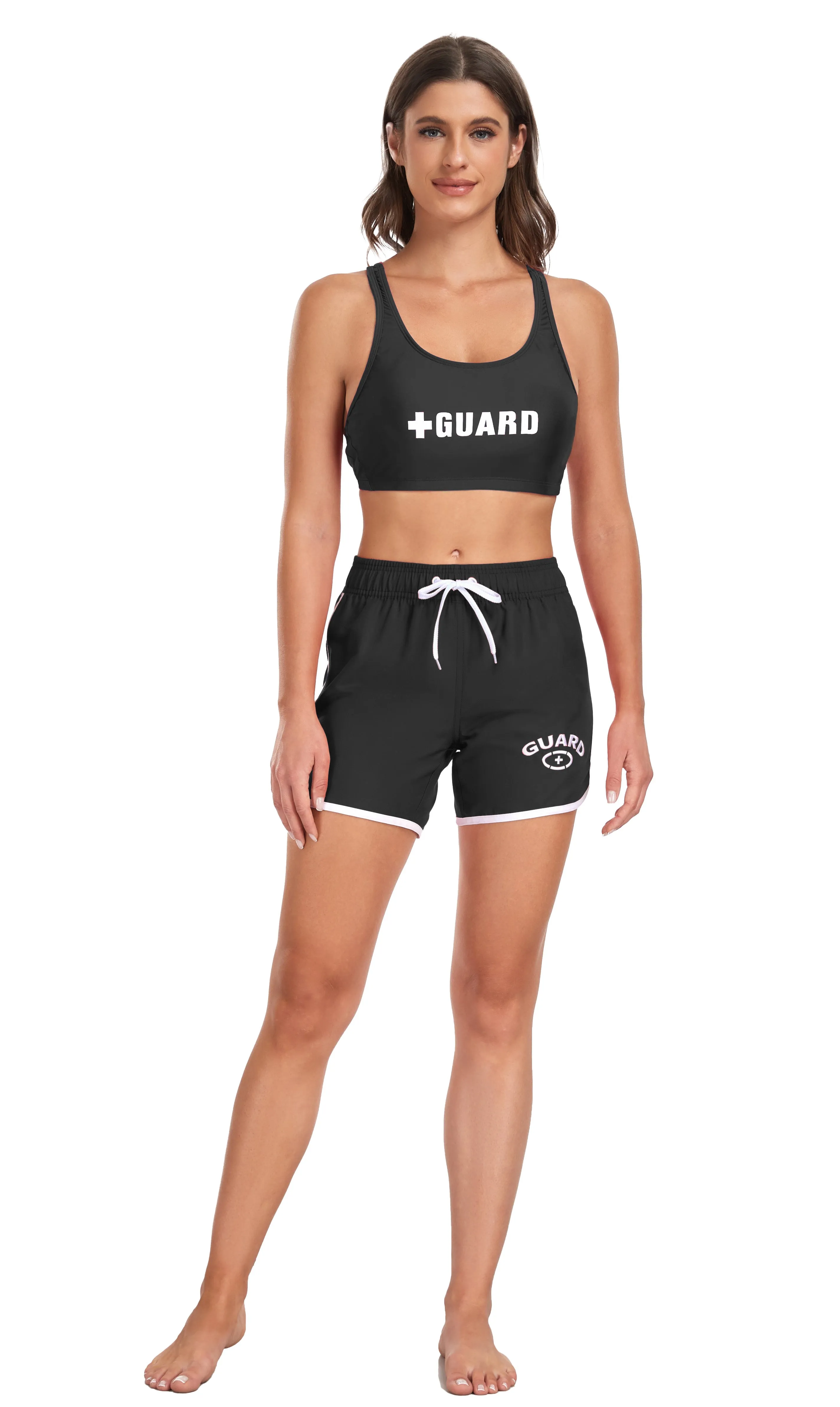 Adoretex Women's Guard Swim 5" Board Short (FGB010)
