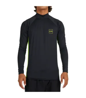 Airlite Stacked Pf Ls Mens Black/Neon Yellow