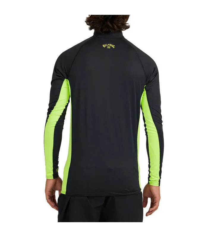 Airlite Stacked Pf Ls Mens Black/Neon Yellow