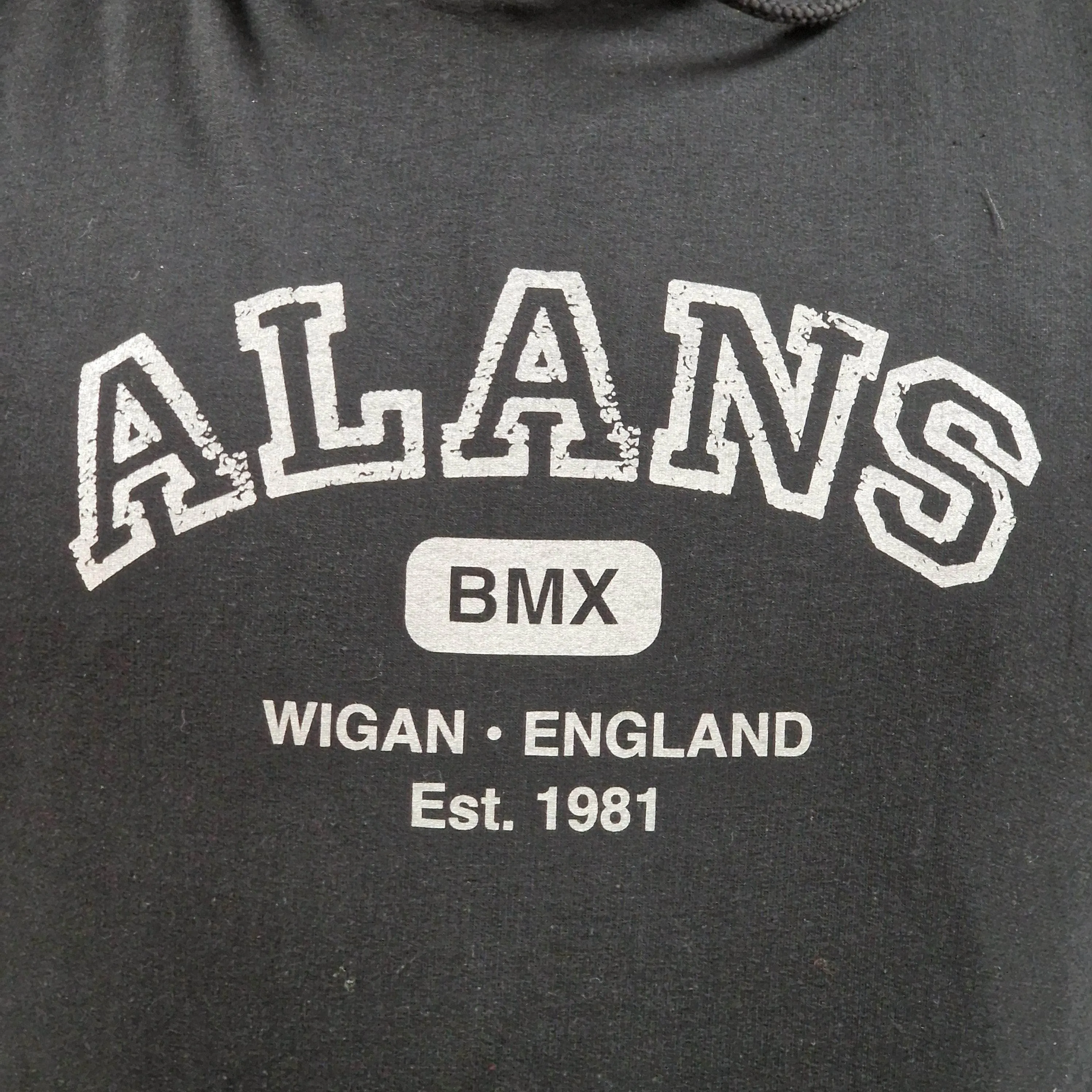 Alans BMX Collegiate Adult Hoody Black / Grey