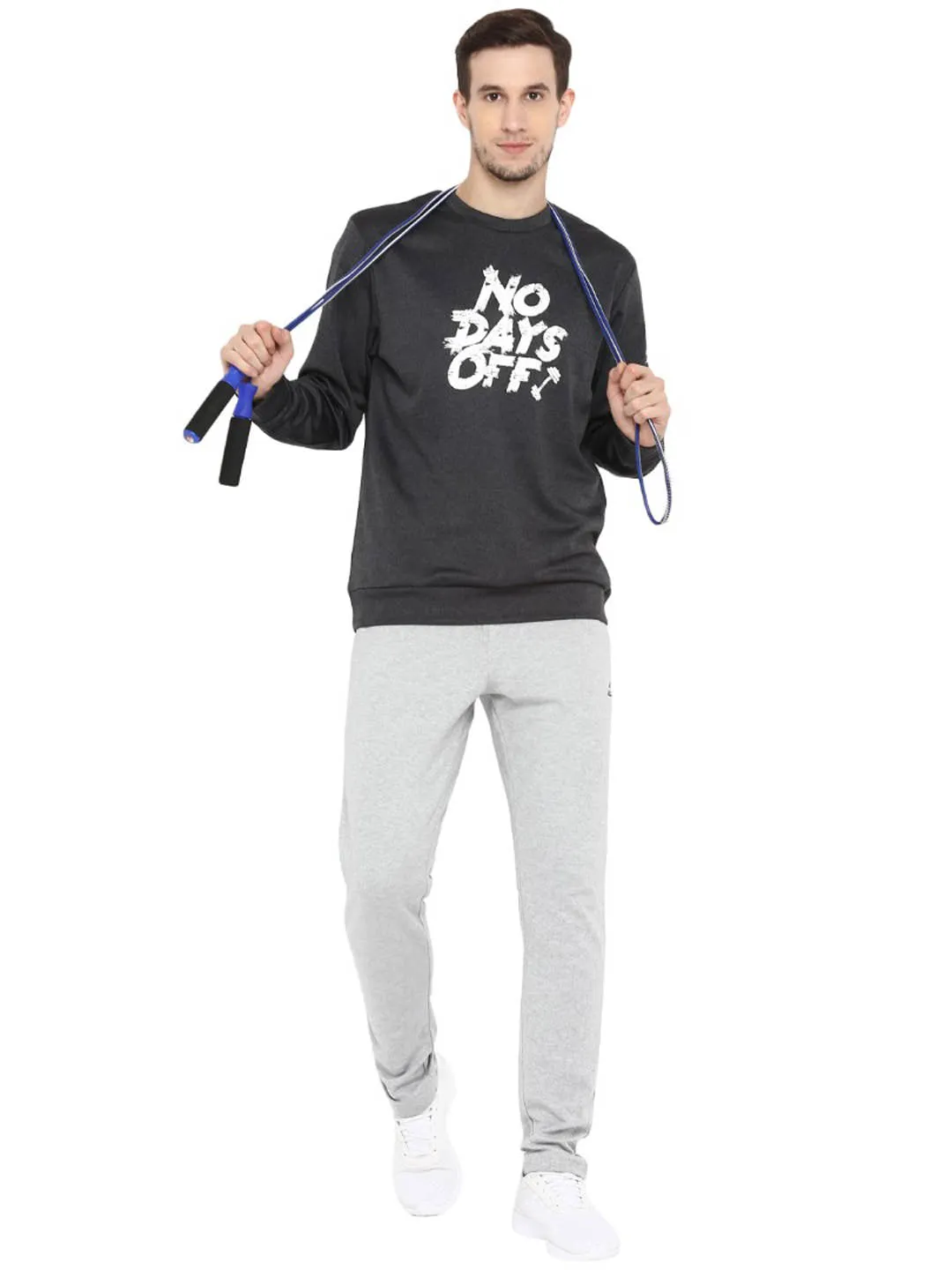 Alcis Men Printed Black Sweatshirts