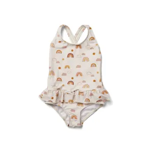 Amara Swimsuit - Rainbow love sandy