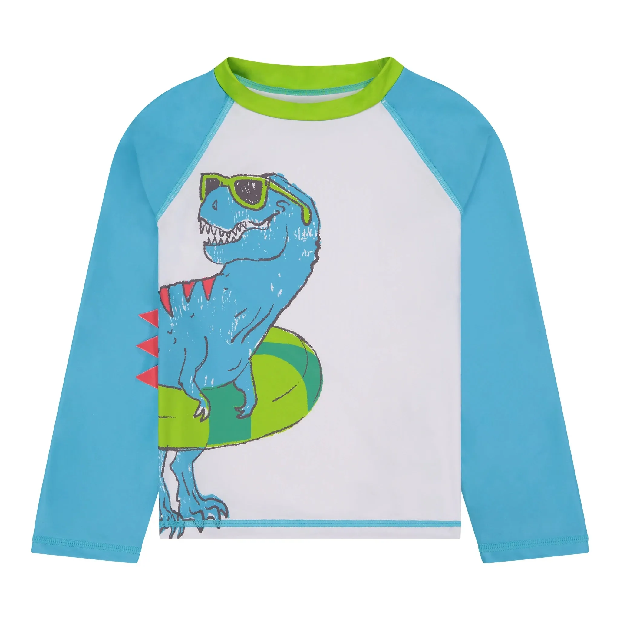 Andy & Evan Boys Dino 2pc Rashguard Set