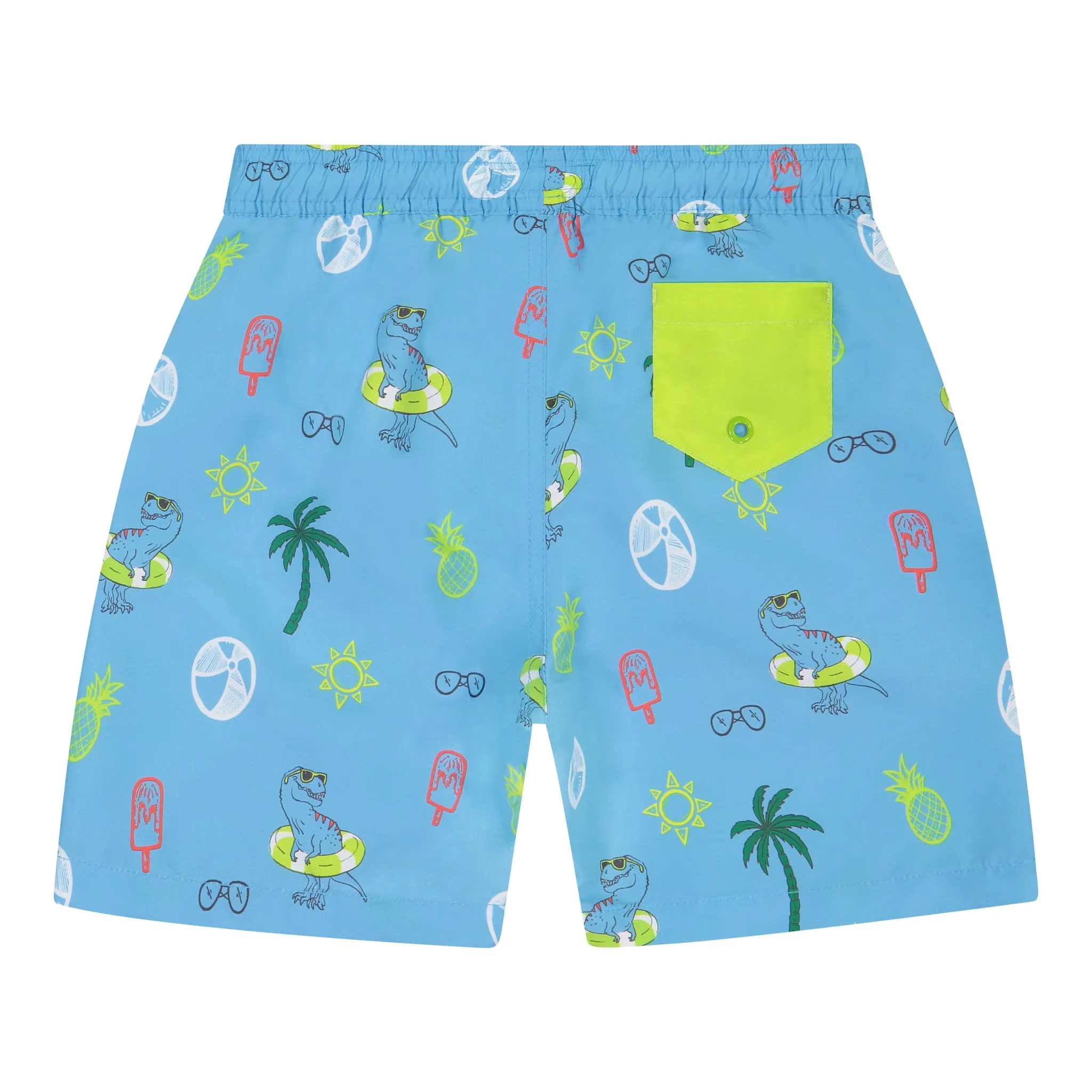 Andy & Evan Boys Dino 2pc Rashguard Set