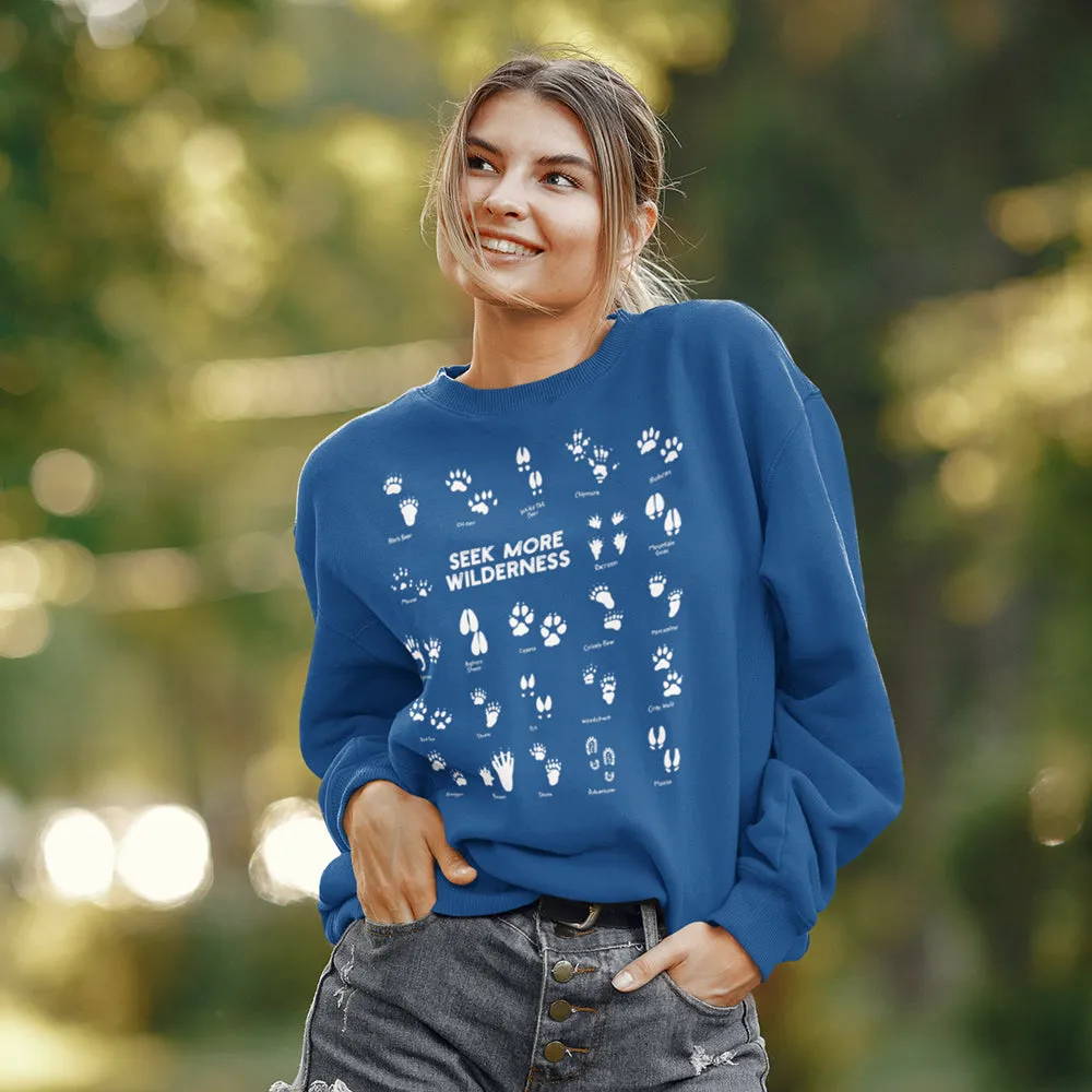 Animal Tracks Crewneck Sweatshirt