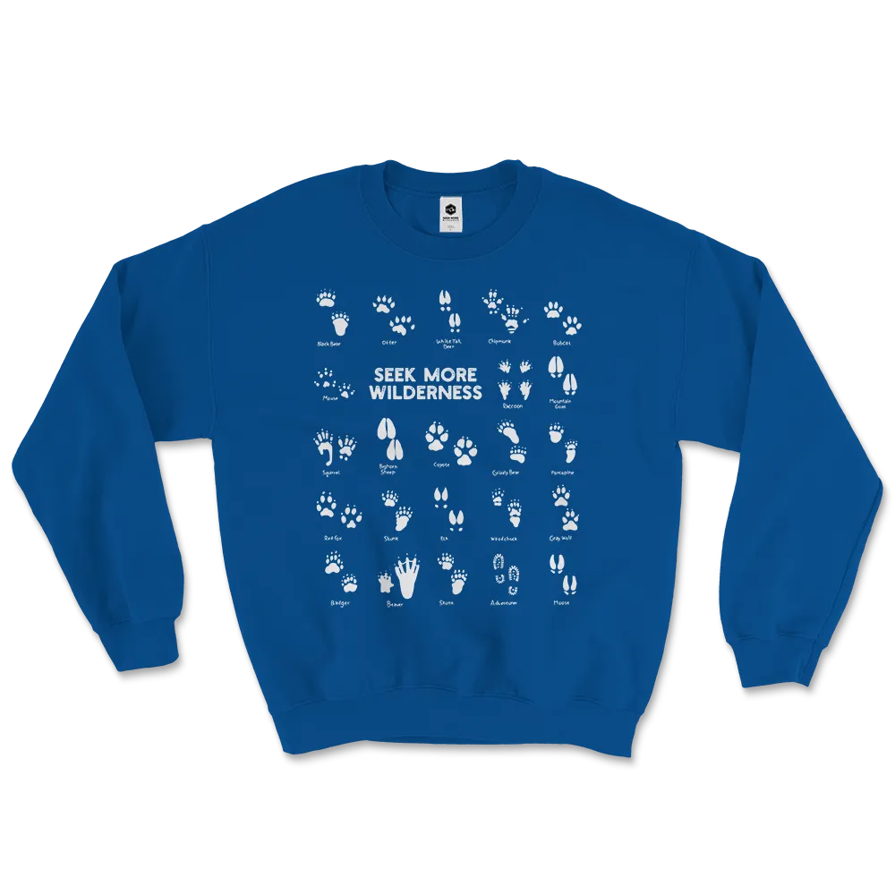 Animal Tracks Crewneck Sweatshirt