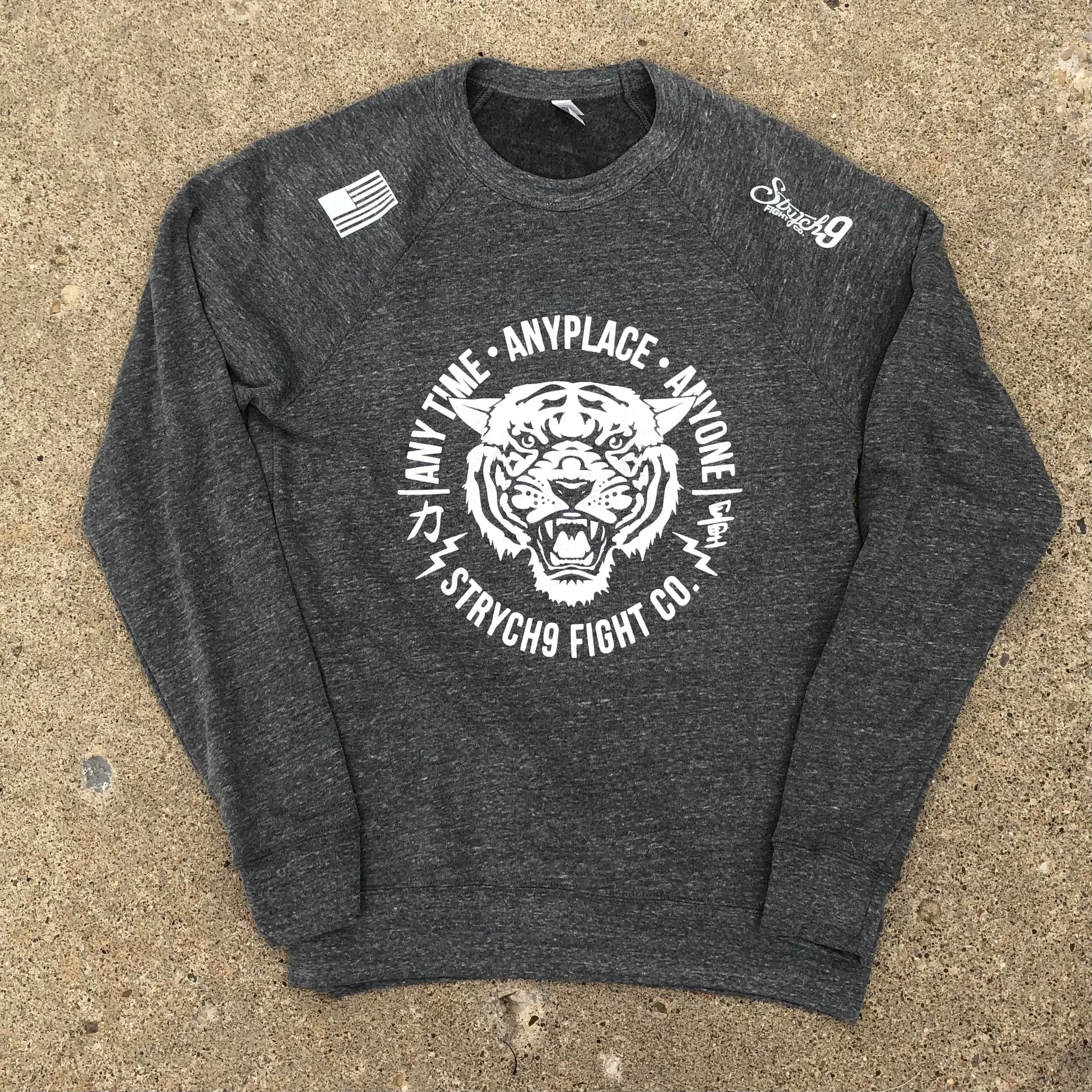 Any time Anyplace Anyone • Triblend Sweatshirt