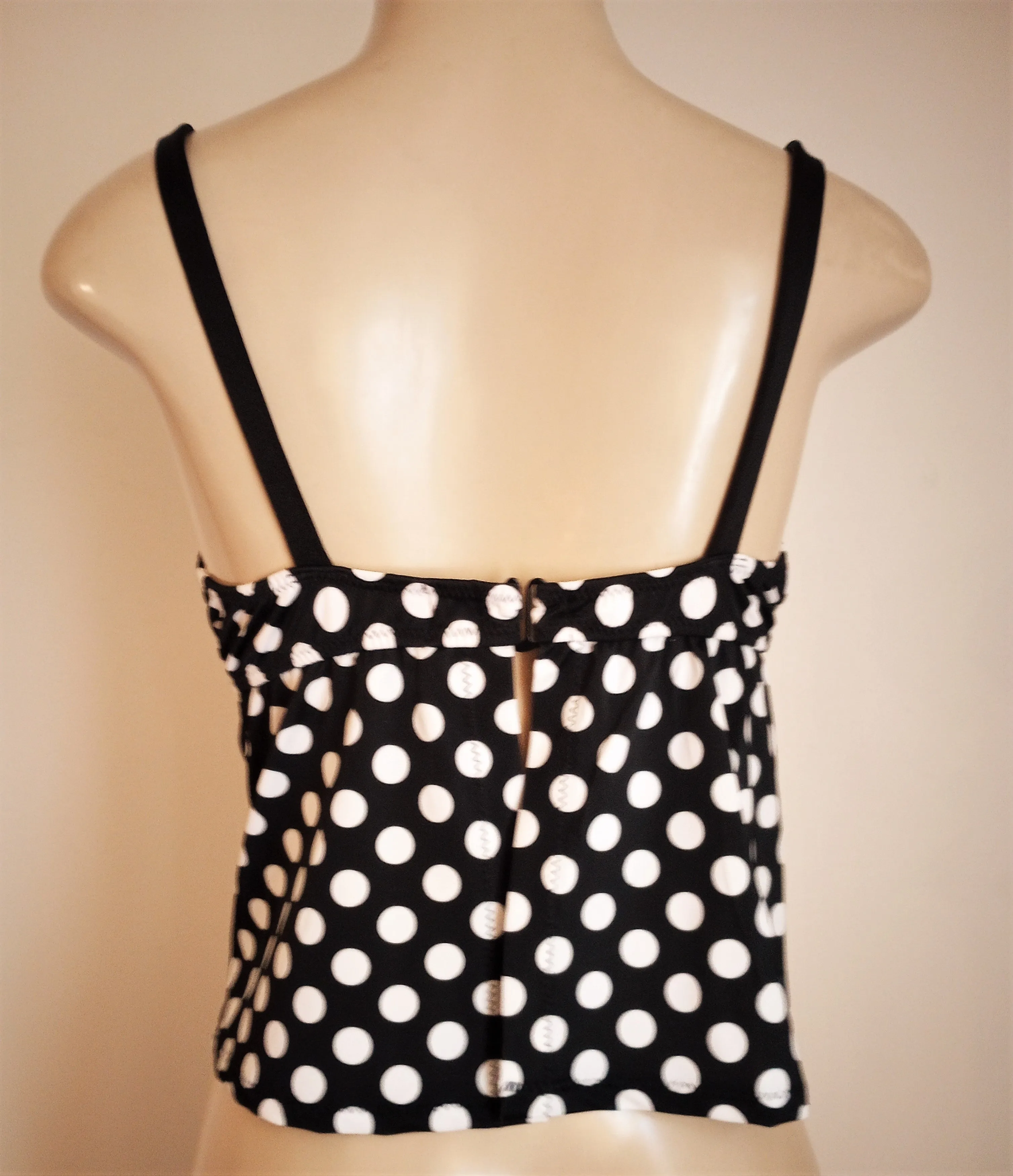 Apron Back Underwire Push Up Tankini Tops