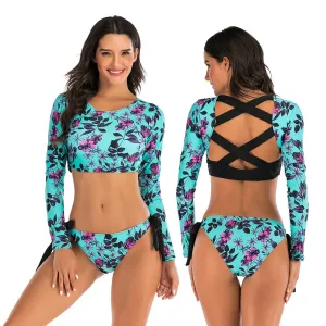 AquaFlex-Quick Drying Split Swimsuit