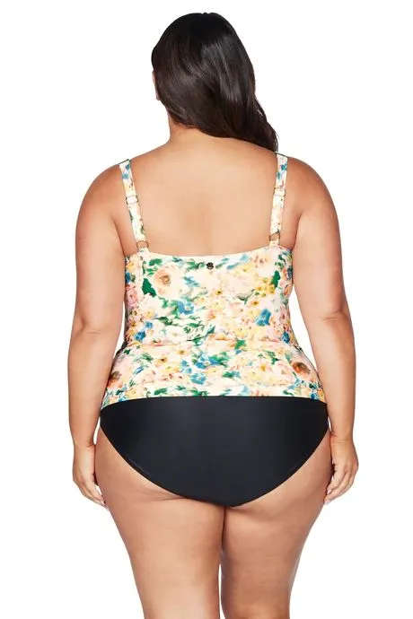 ARTESANDS- WOMEN'S ODETTE MULTI BOTTCELLI TANKINI SWIM TOP