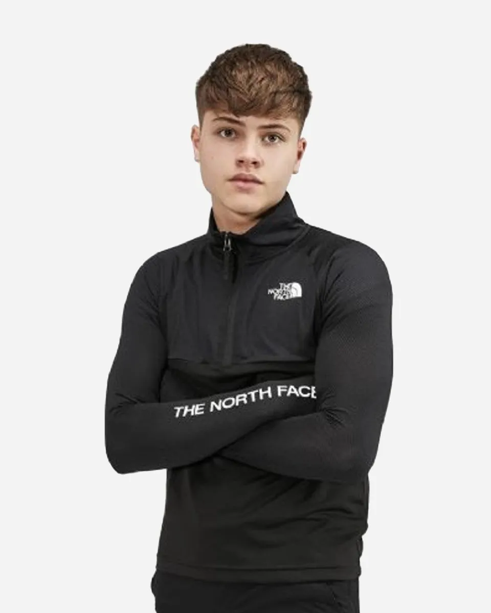 B React 1/4 Zip - Black