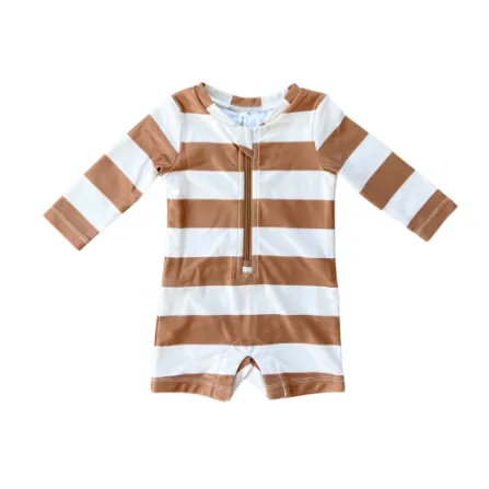 Baby Sprouts Boy's One-Piece Rash Guard Swimsuit