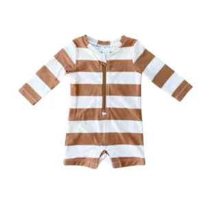 Baby Sprouts Boy's One-Piece Rash Guard Swimsuit