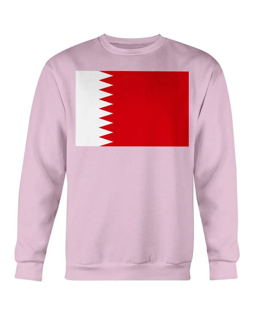 Bahrain Flag Gildan Crewneck Sweatshirt