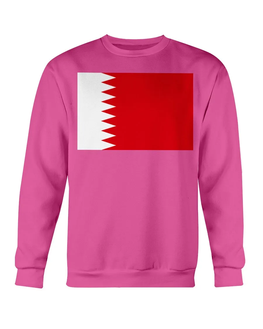 Bahrain Flag Gildan Crewneck Sweatshirt