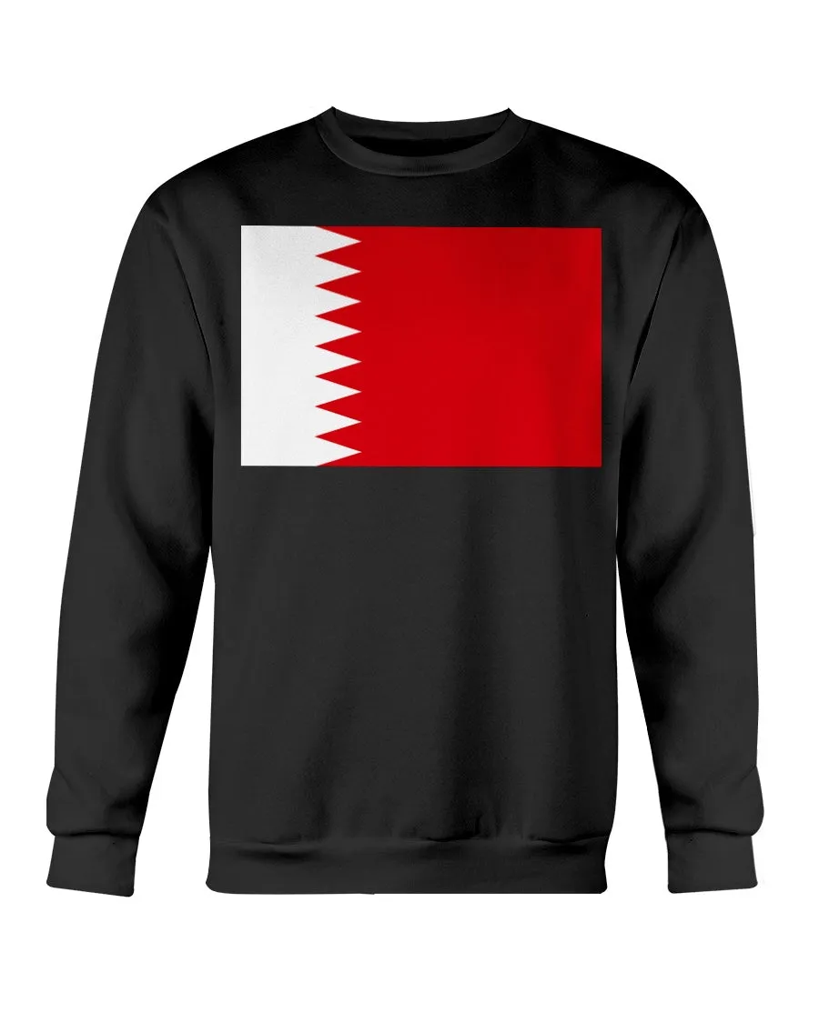 Bahrain Flag Gildan Crewneck Sweatshirt
