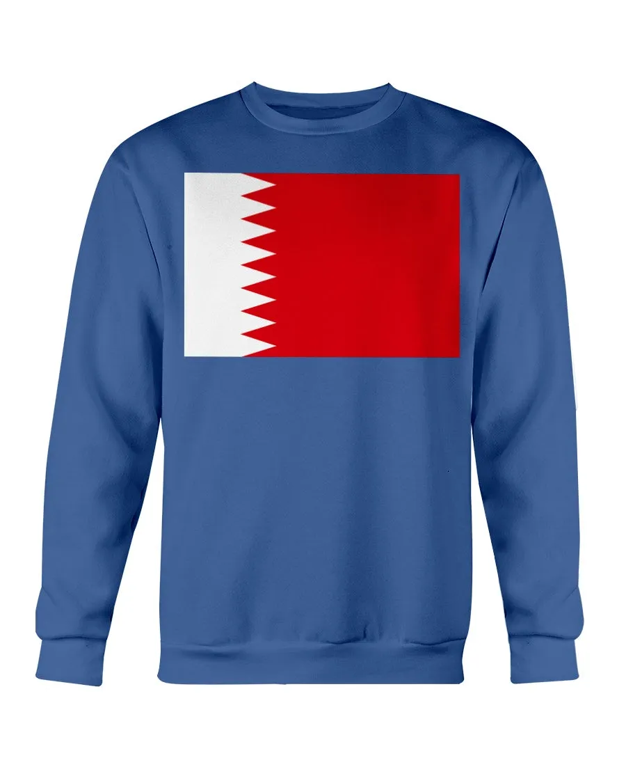 Bahrain Flag Gildan Crewneck Sweatshirt
