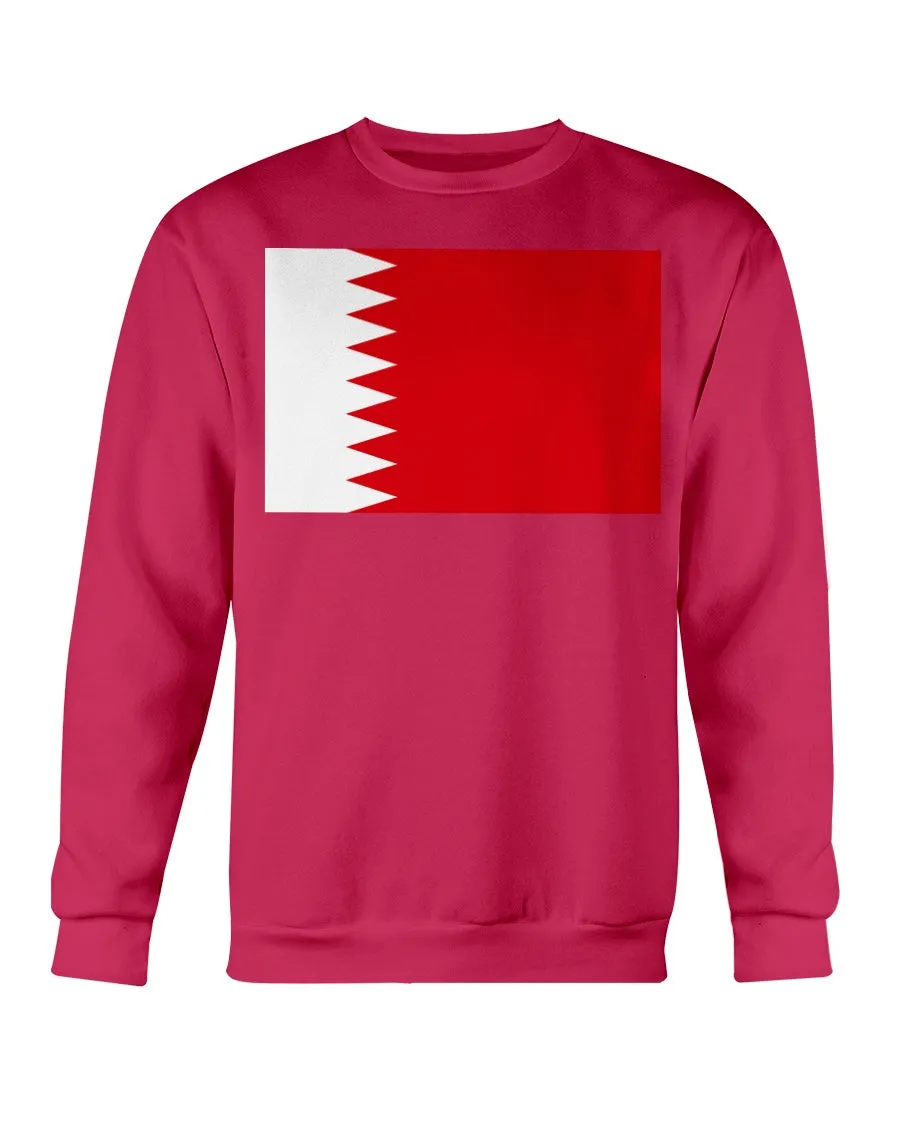 Bahrain Flag Gildan Crewneck Sweatshirt