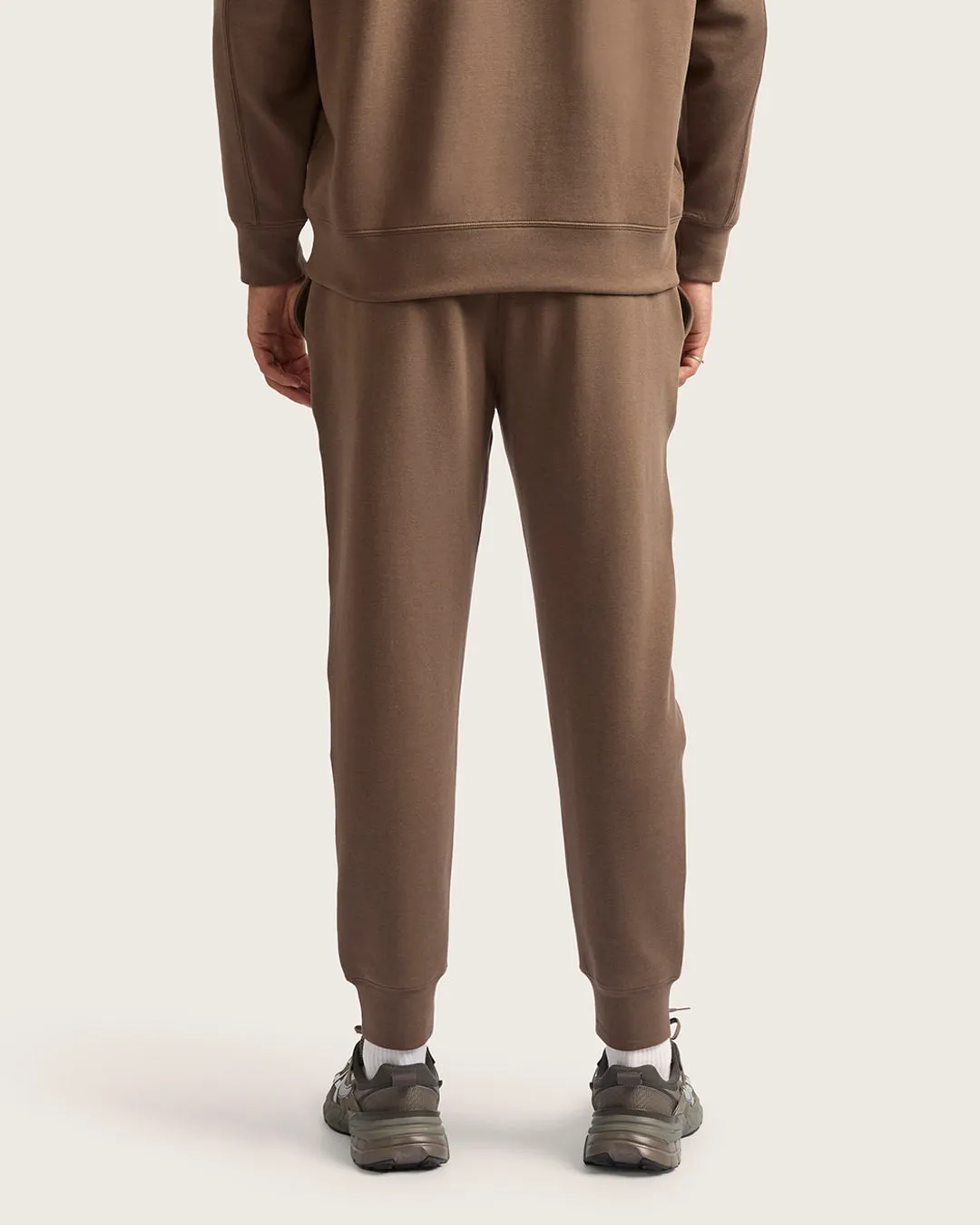 Bamboo CloudKnit Men's Cuffed Sweat Pants - Oyster