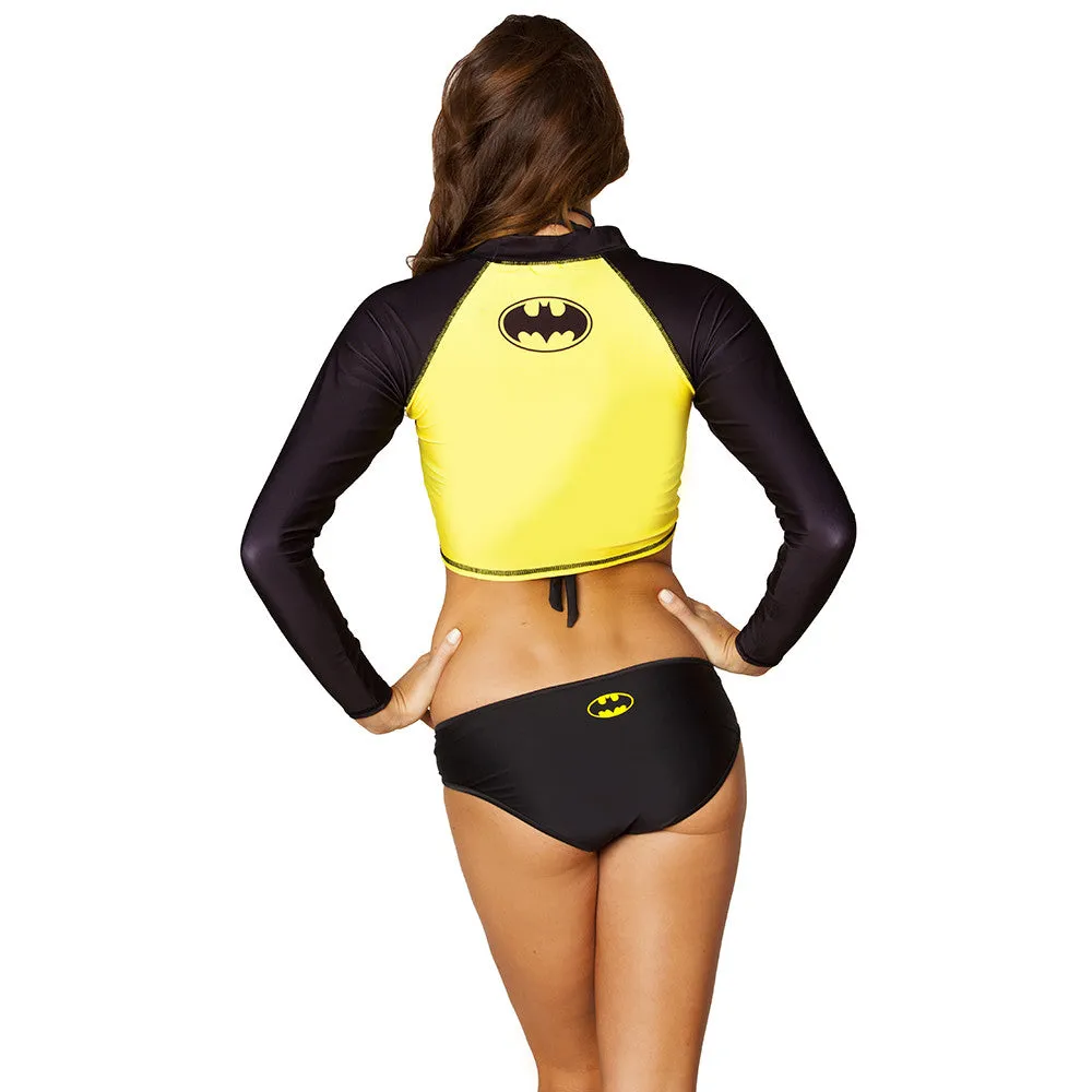 Batgirl Batman Women's Rash Guard Surf Top