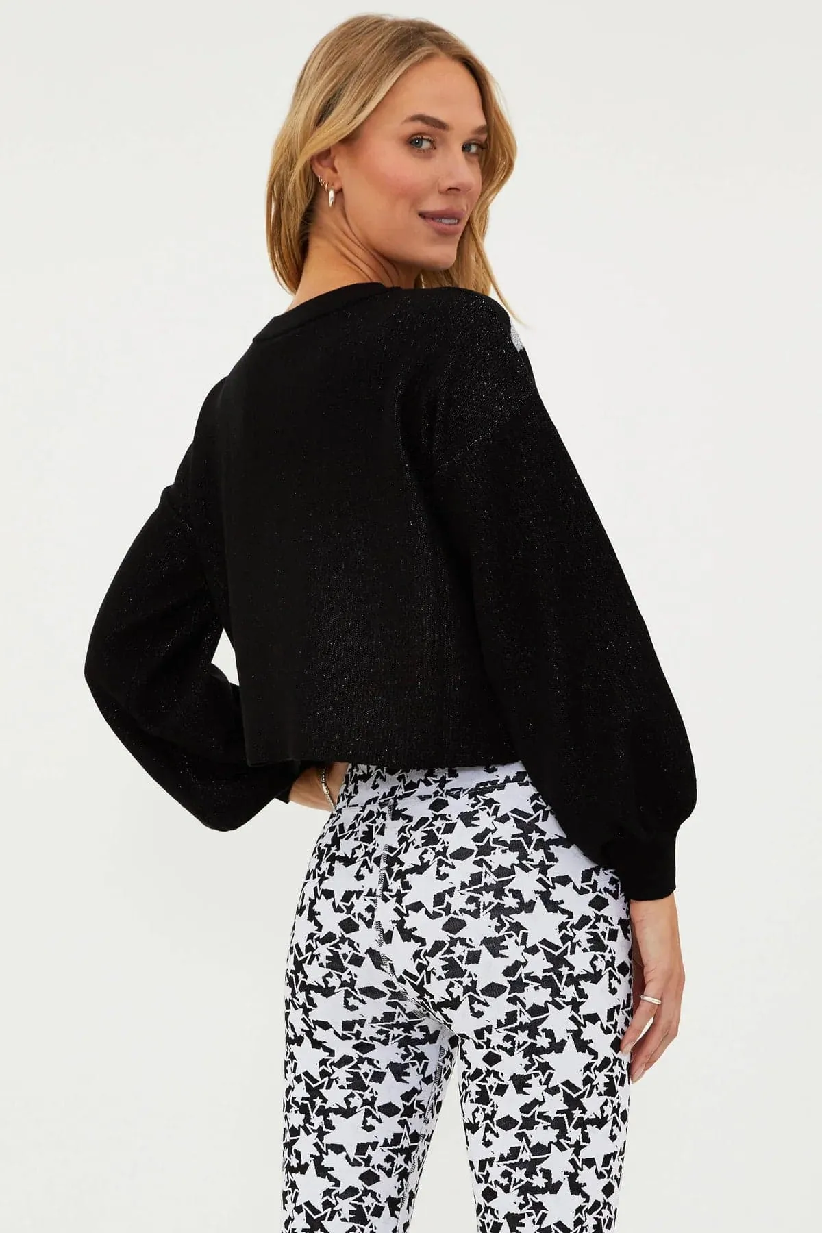 Beach Riot Ava Silver Star Sweater as seen on Malin Andersson
