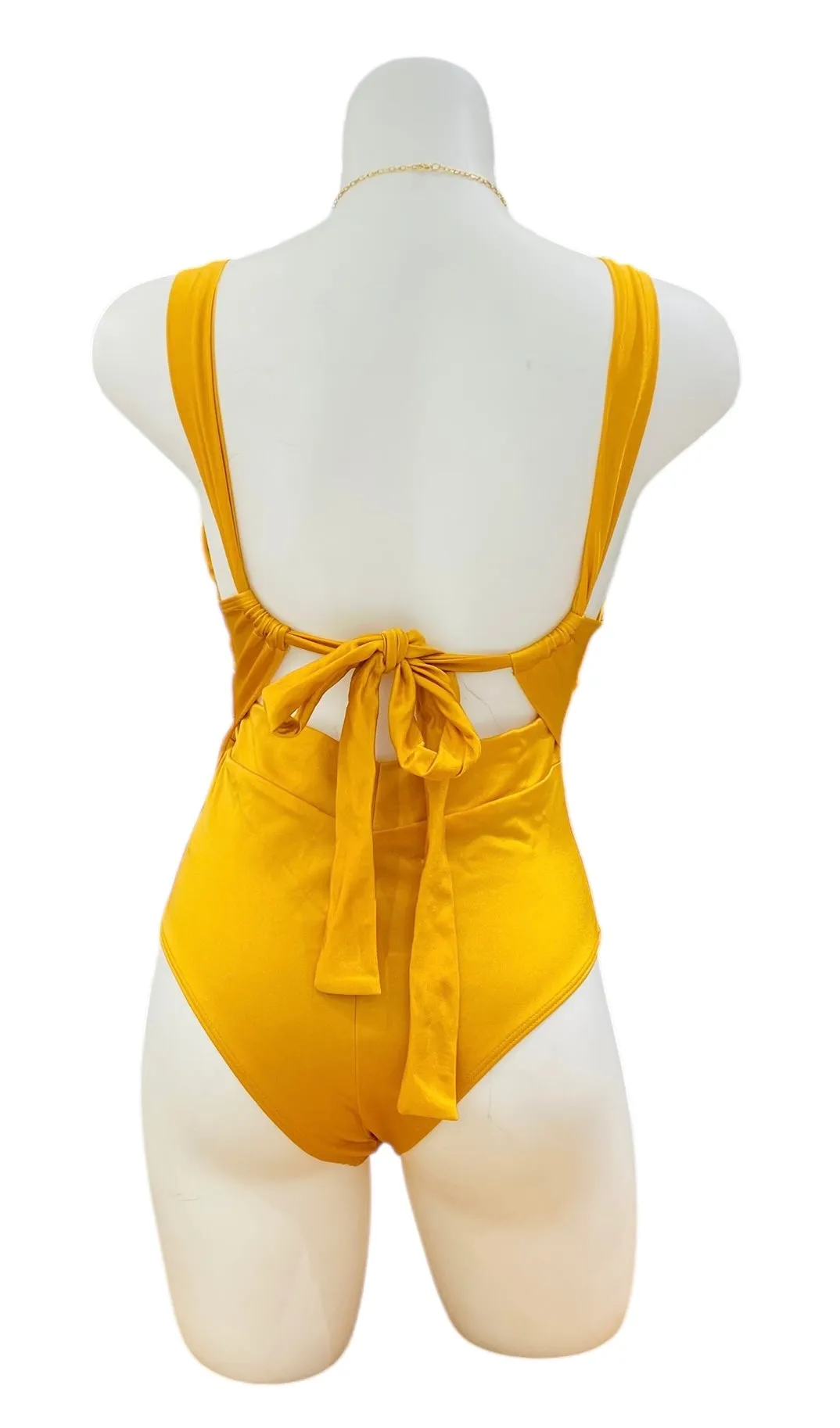 Beautiful Yellow One Piece Swimsuits.