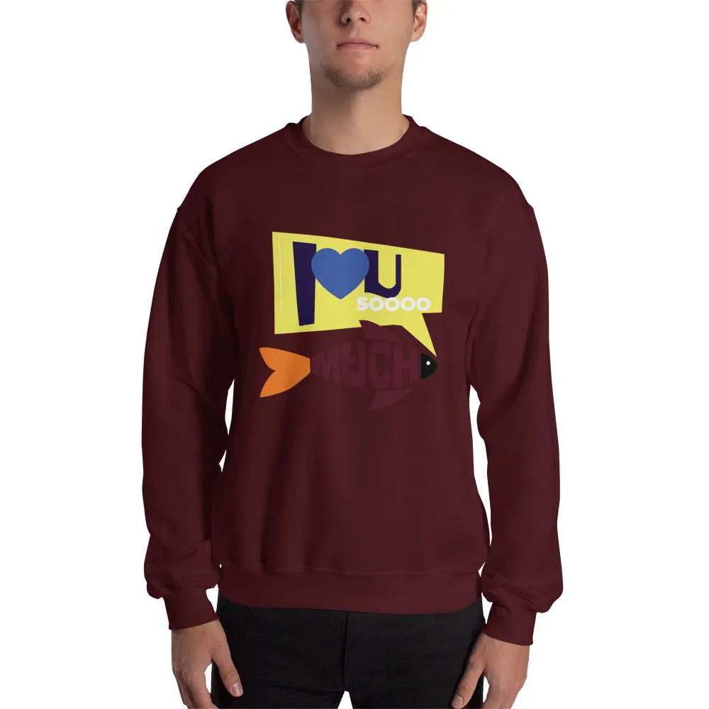 Bengali Unisex Heavy Blend Crewneck Sweatshirt - I love you so much