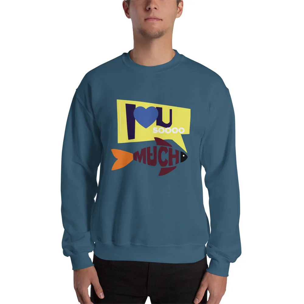 Bengali Unisex Heavy Blend Crewneck Sweatshirt - I love you so much