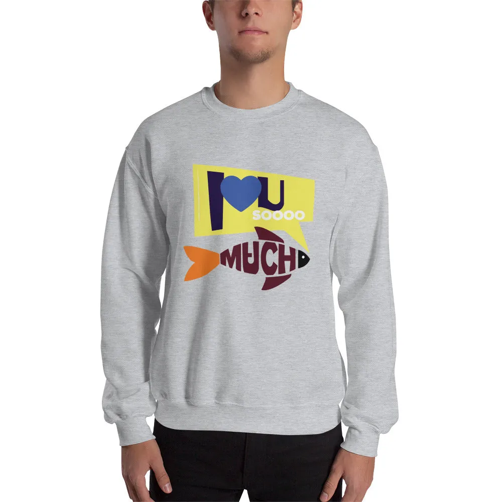 Bengali Unisex Heavy Blend Crewneck Sweatshirt - I love you so much