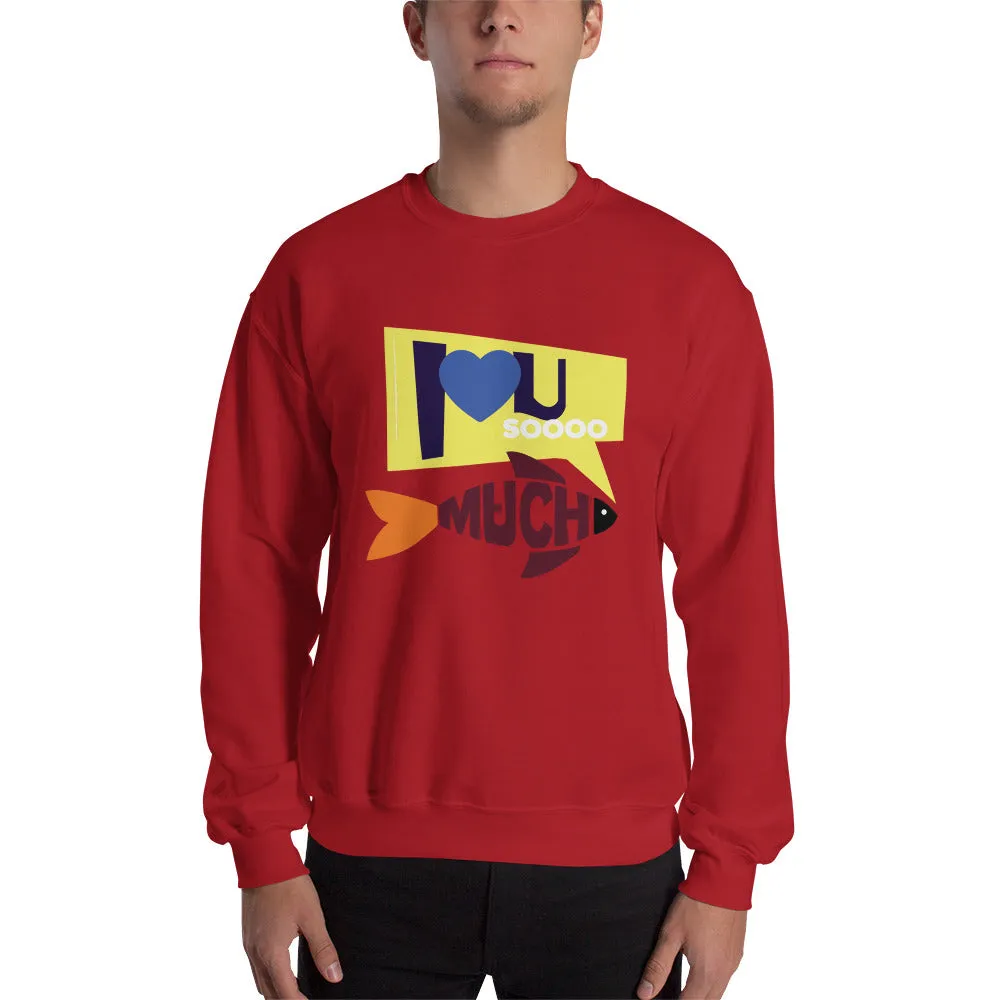 Bengali Unisex Heavy Blend Crewneck Sweatshirt - I love you so much