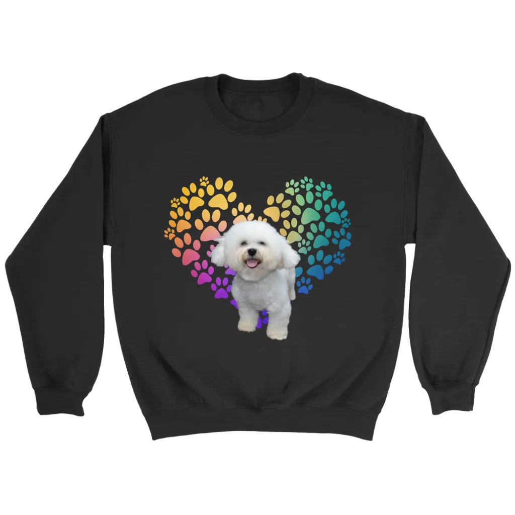 Bichon Heart Sweatshirts
