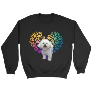 Bichon Heart Sweatshirts