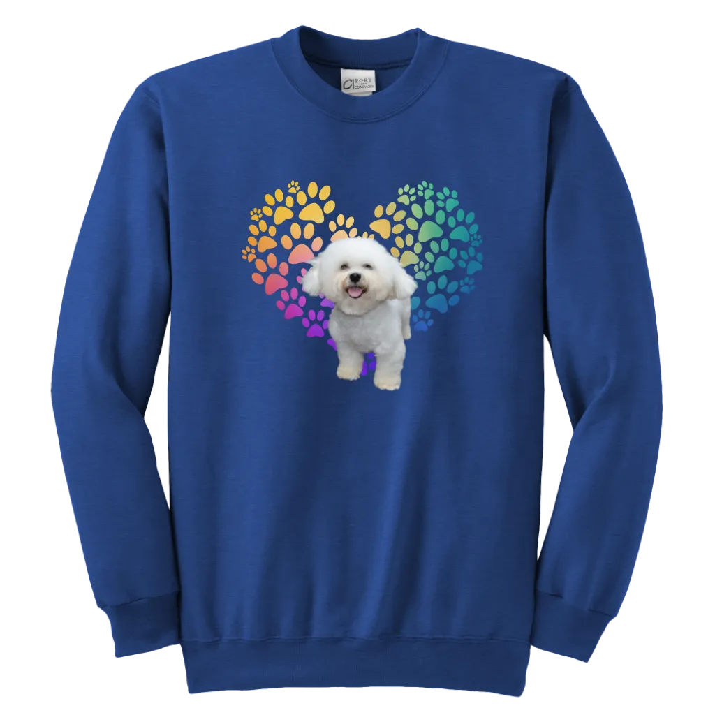 Bichon Heart Sweatshirts