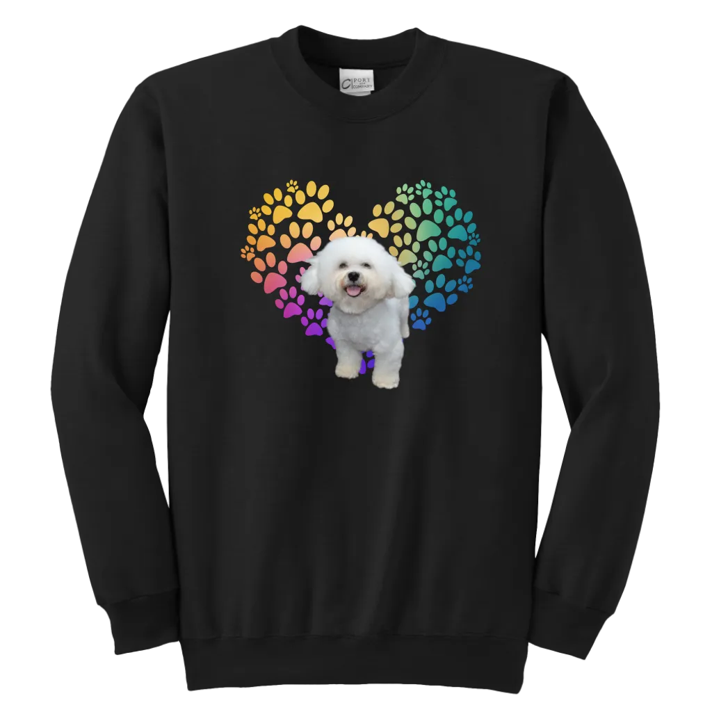 Bichon Heart Sweatshirts